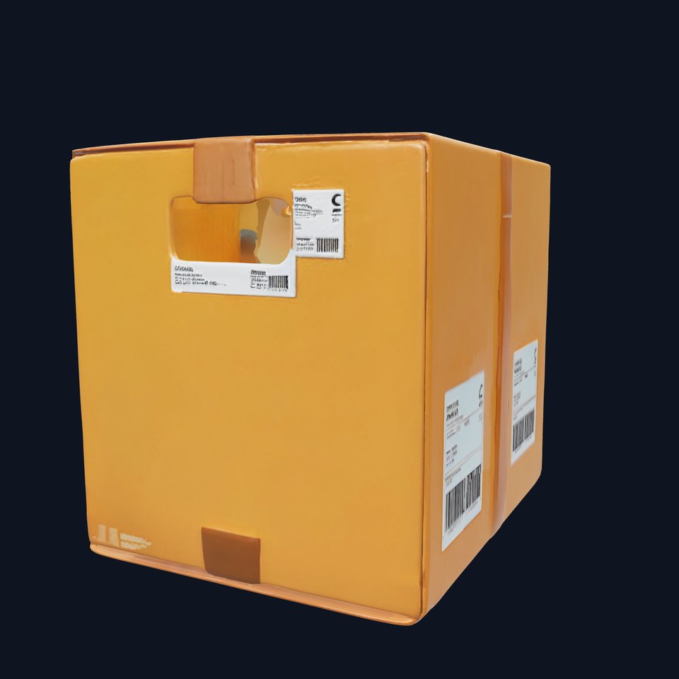 Cardboard Box Model Pack with PBR Textures